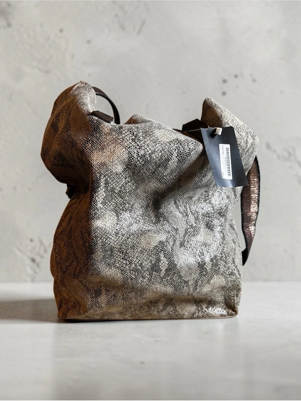 New With Tags - Joy Susan Vegan Leather Python Tote